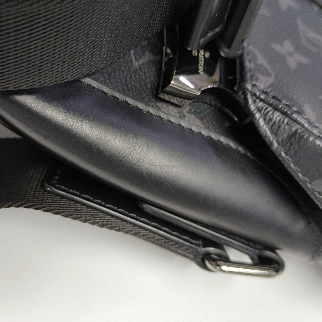 VOYAGER PM Monogram Coated Canvas Black