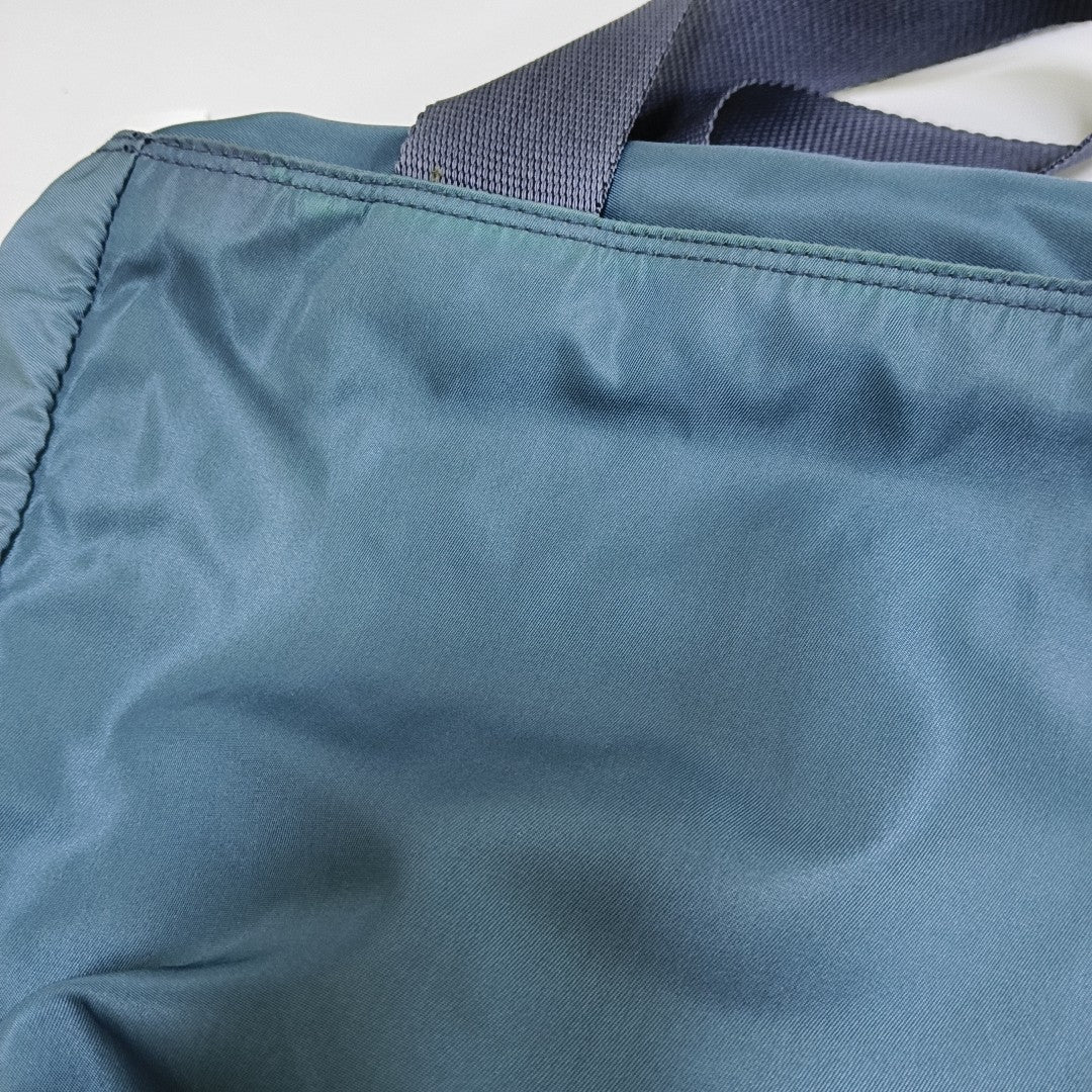 Nylon Shoulder Bag Blue
