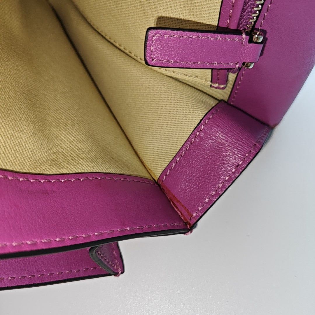 Calfskin Shoulder Bag Pink