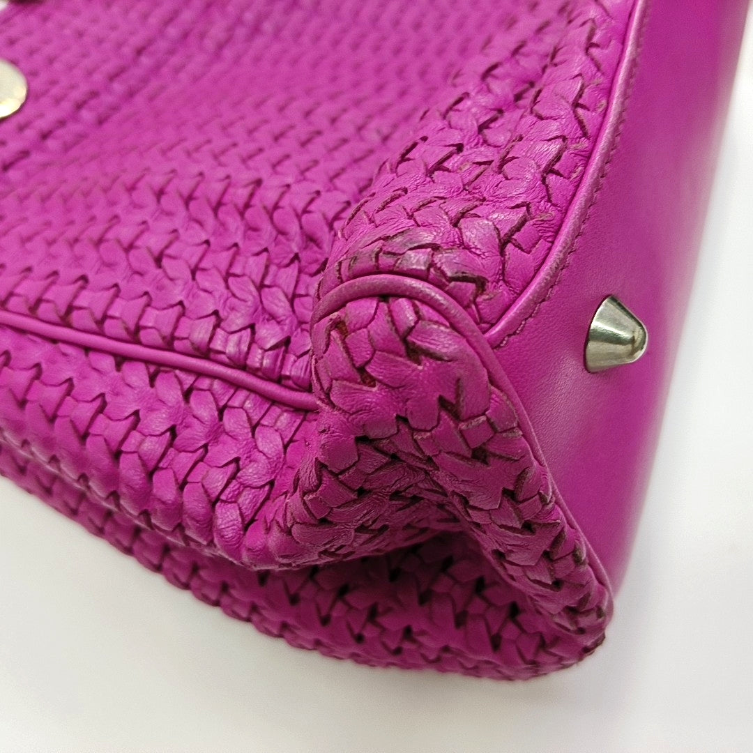 Authenticated pre-owned  Diorissimo Calfskin Red - Tote Bag at Looply