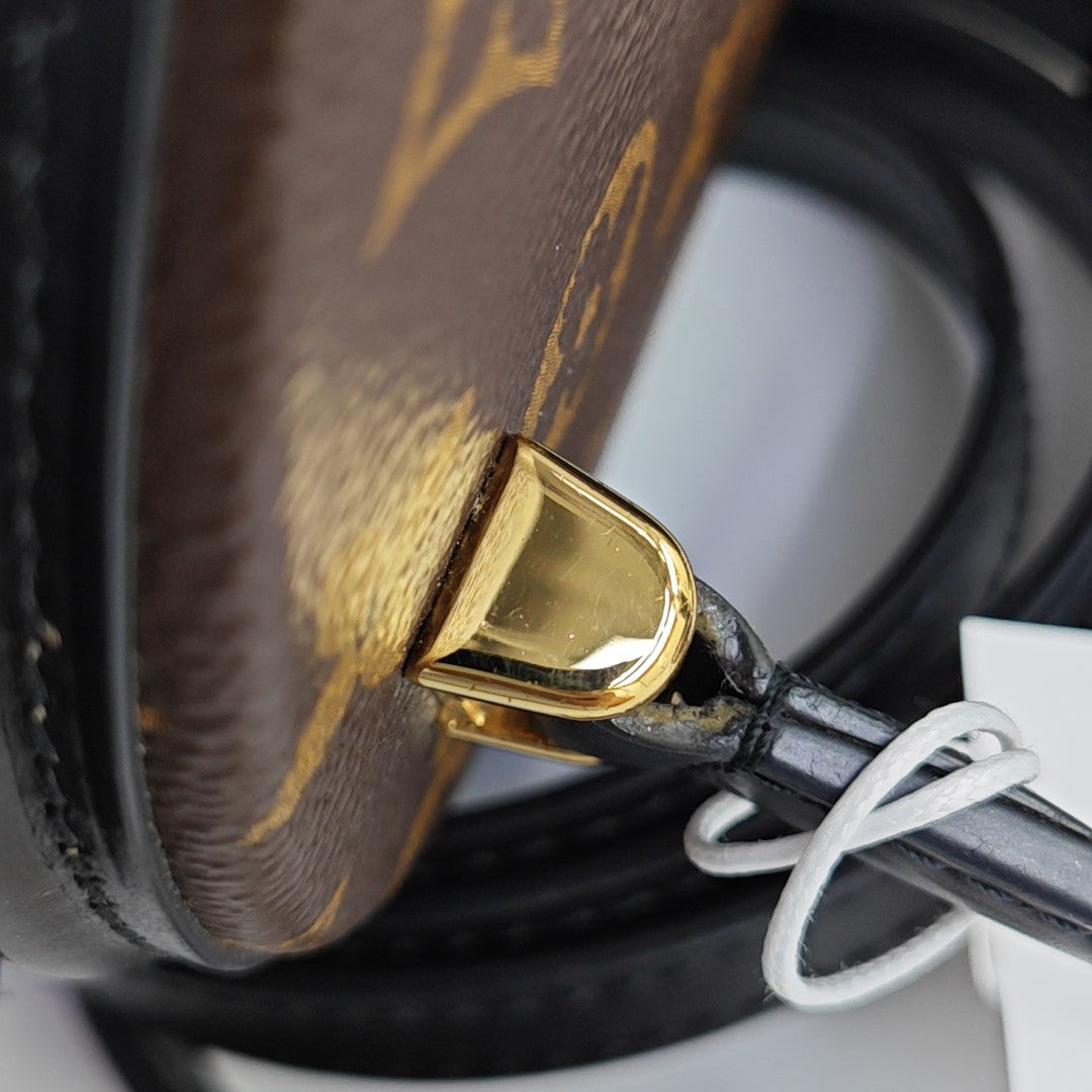 CANNES PM Monogram Coated Canvas Brown