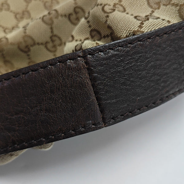 Monogram Canvas Tote Bag Brown