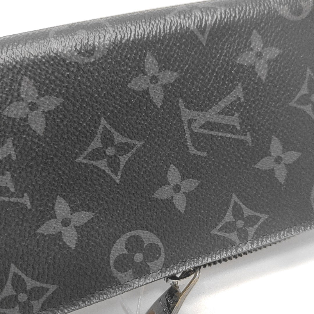 CLÉMENCE Monogram Coated Canvas Gray Wallet