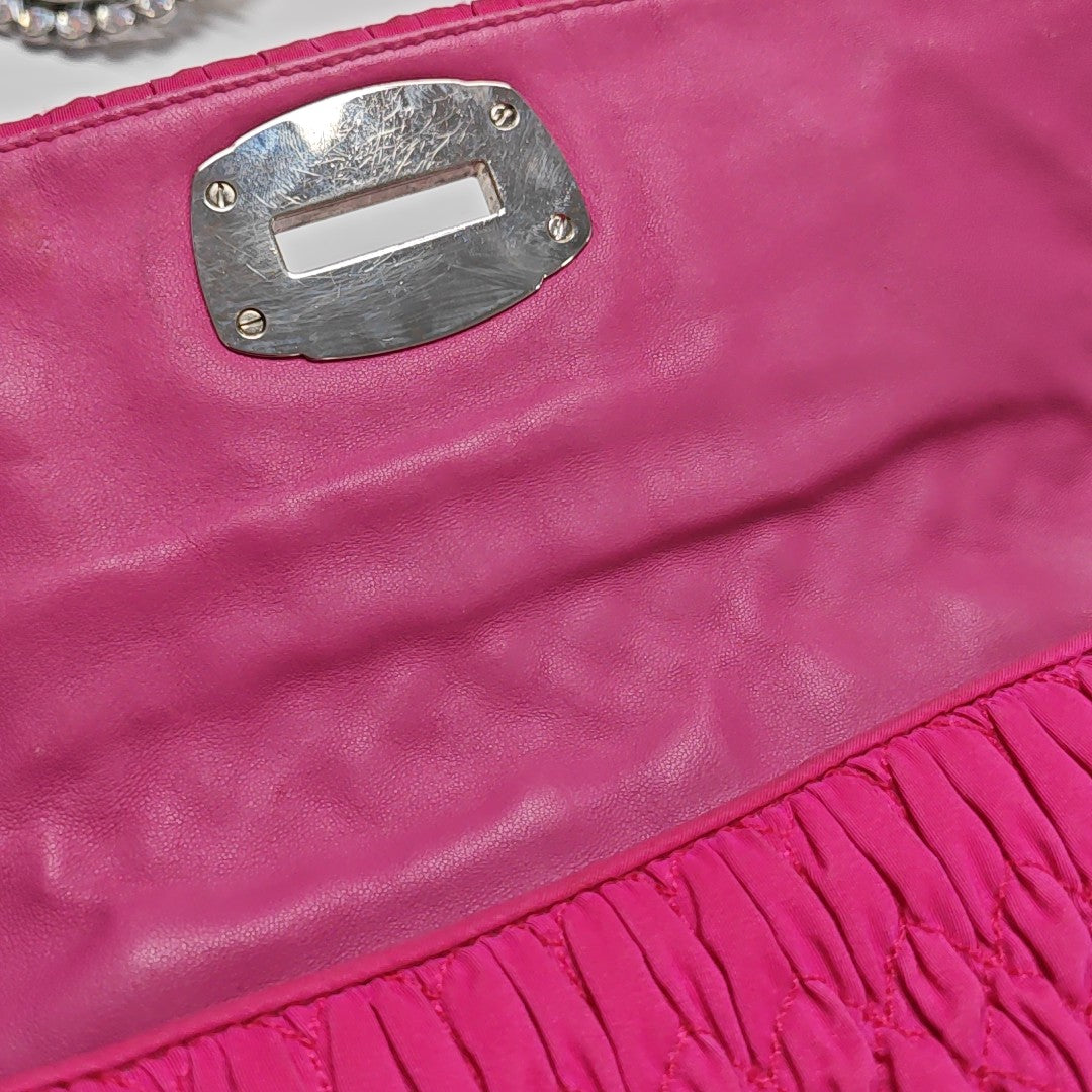 Crystal Quilted Canvas Red