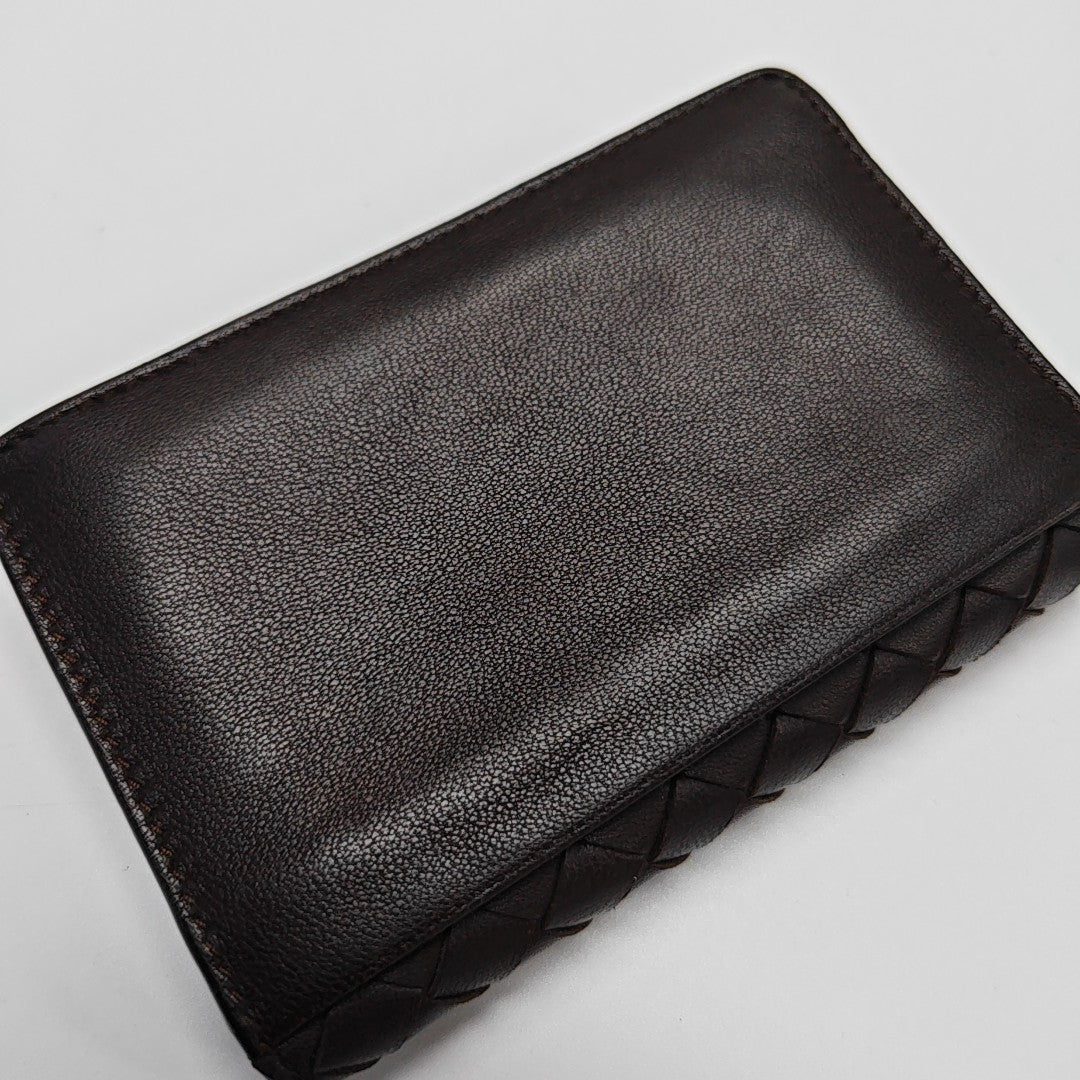 Lambskin Card Holder Brown