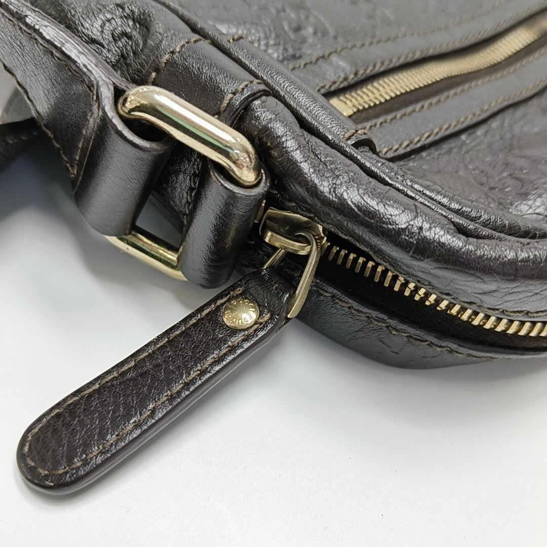 GG Imprime Monogram Calfskin Brown