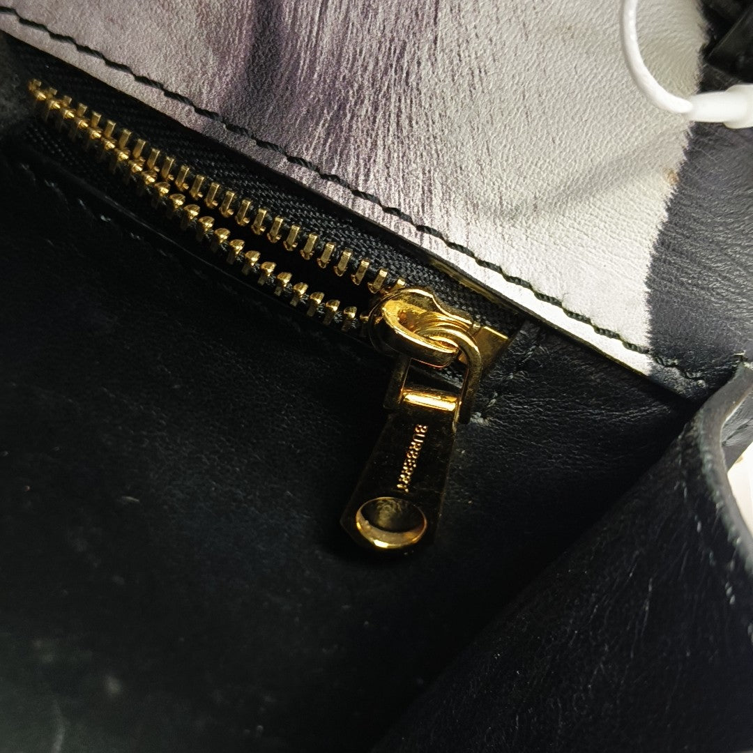 TB Small Calfskin Black