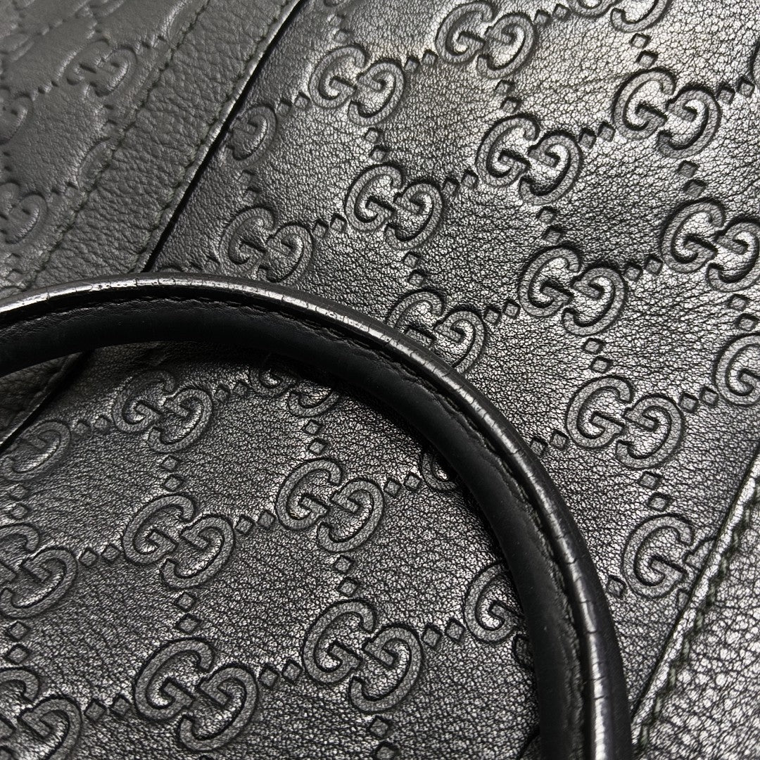Duffle Monogram Calfskin Black