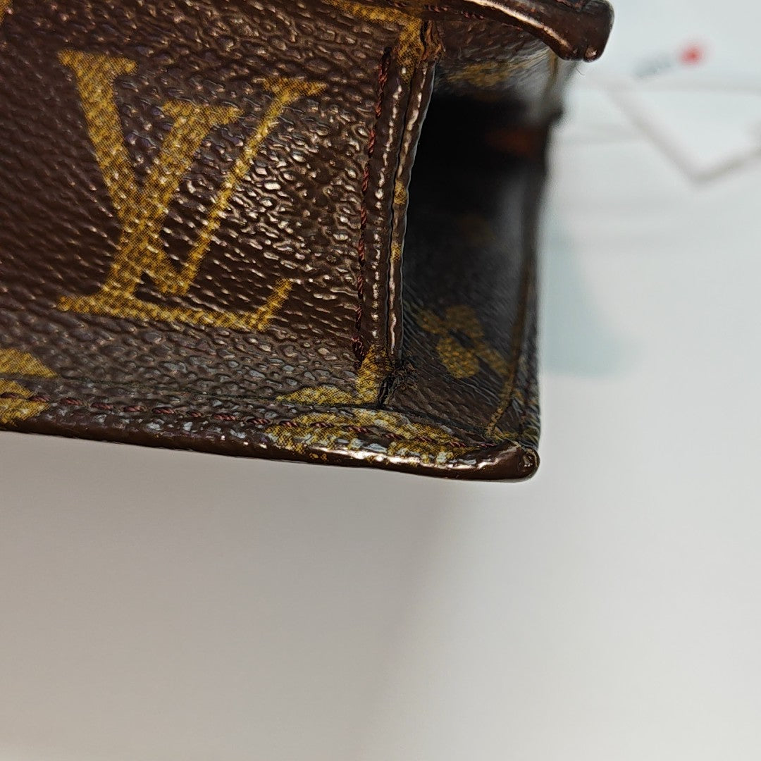 POCHETTE RABAT Monogram Coated Canvas Brown