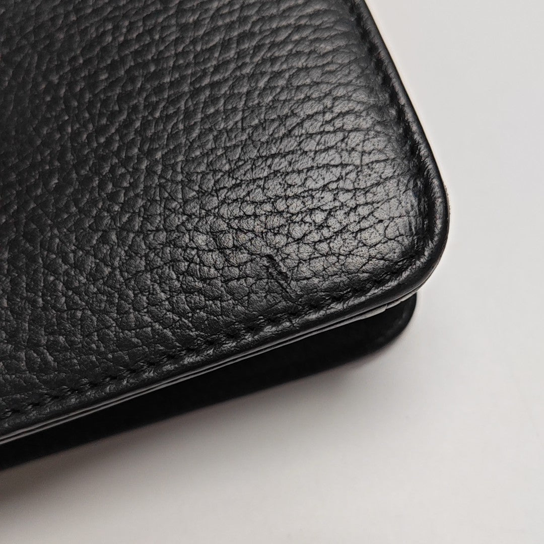 Interlocking G Small Calfskin Black