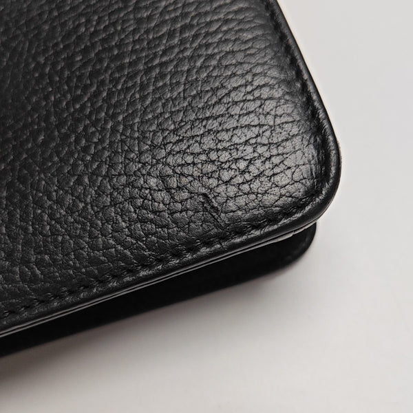 Interlocking G Small Calfskin Black