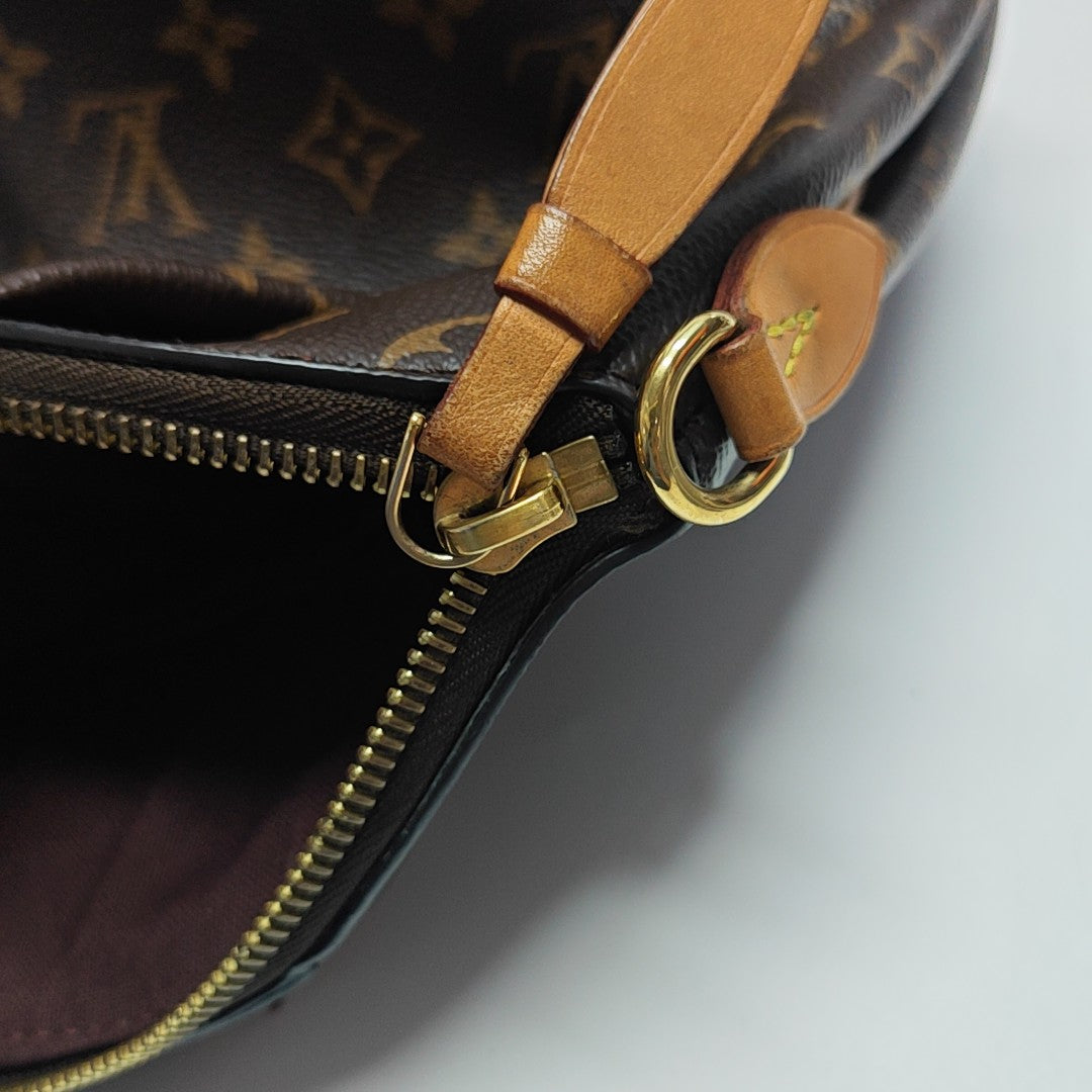 RIVOLI MM Monogram Coated Canvas Brown