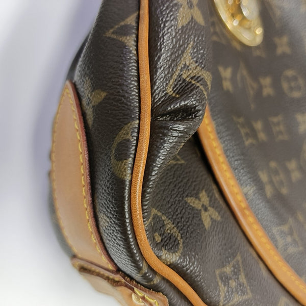 TULUM GM Monogram Coated Canvas Brown