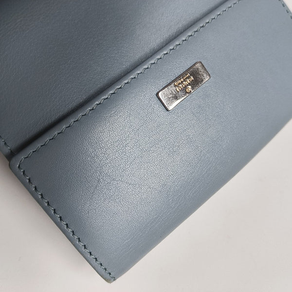 Calfskin Wallet Blue