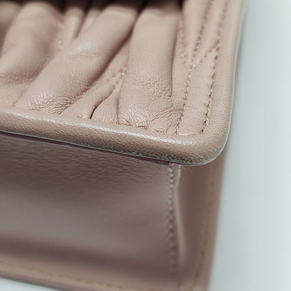Miu Lady Quilted Lambskin Pink