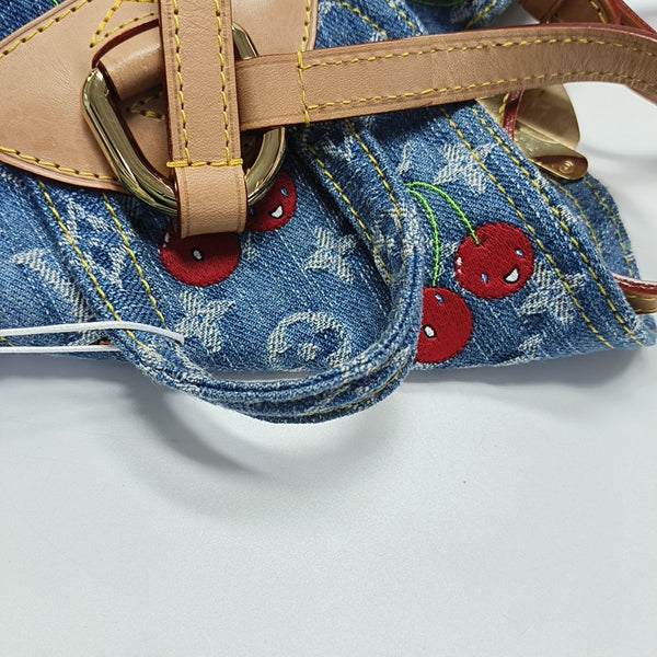 VENICE Monogram Denim Blue