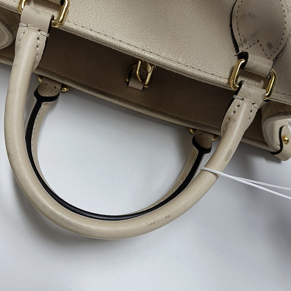 ONTHEGO PM Monogram Calfskin Beige