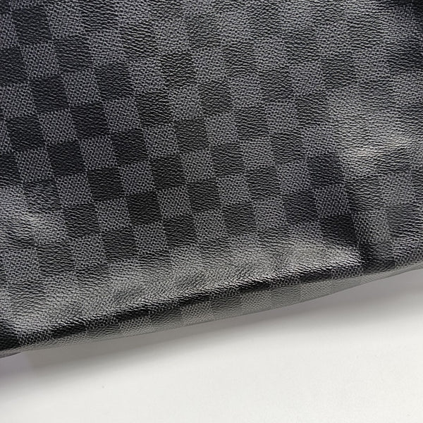 DISTRICT MM Damier Graphite Coated Canvas Gray