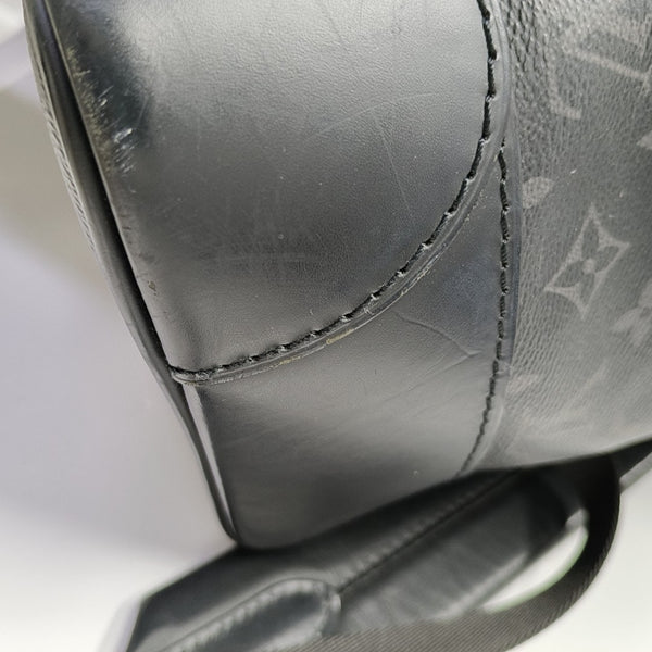 STEAMER Monogram Coated Canvas Black