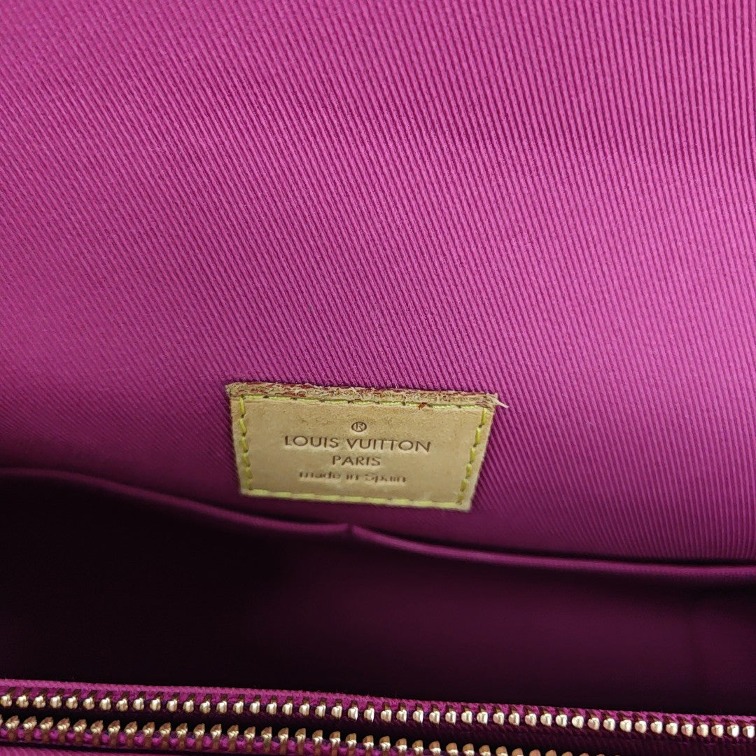 CLUNY PM Monogram Coated Canvas Brown