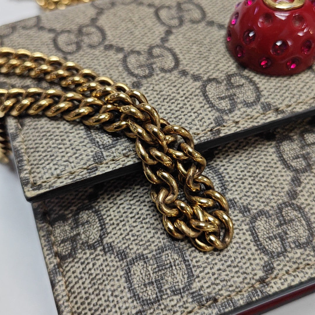Lona Revestida Beige GG Supreme Mini Monogram