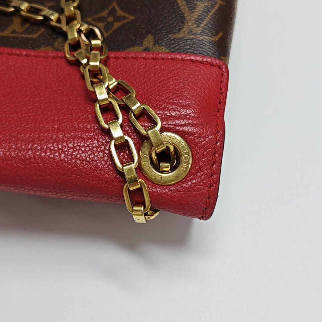 PALLAS BB Monogram Coated Canvas Brown