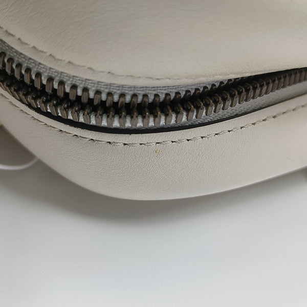 GG Marmont Small Quilted Calfskin White