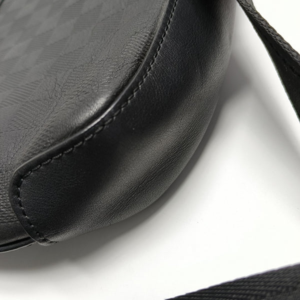 DISTRICT PM Damier Graphite Calfskin Black
