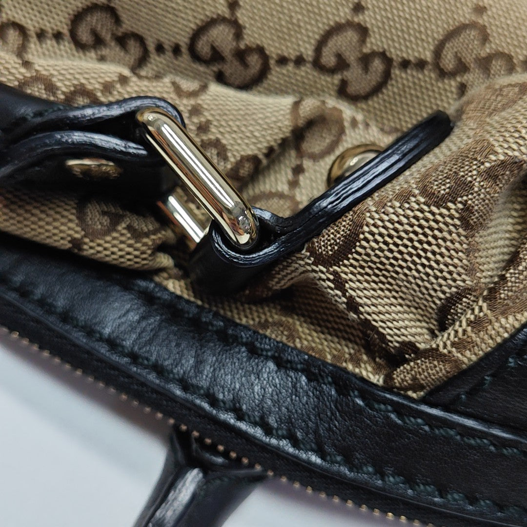 Sukey Monogram Canvas Black