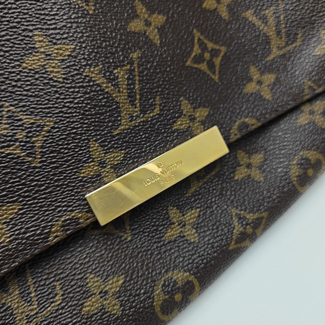 FAVORITE MM Monogram Coated Canvas Brown