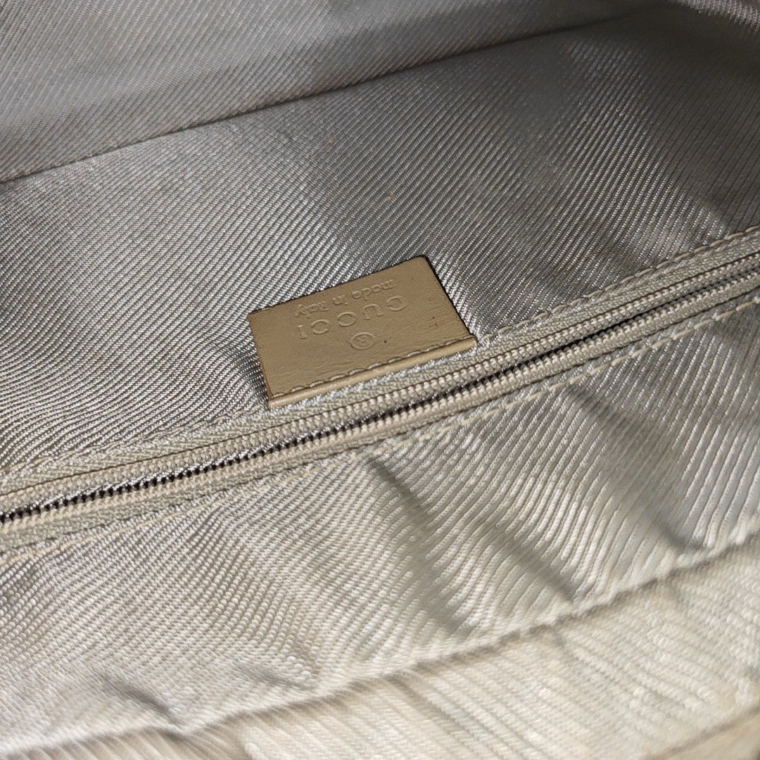 Calfskin Top Handle Bag Beige