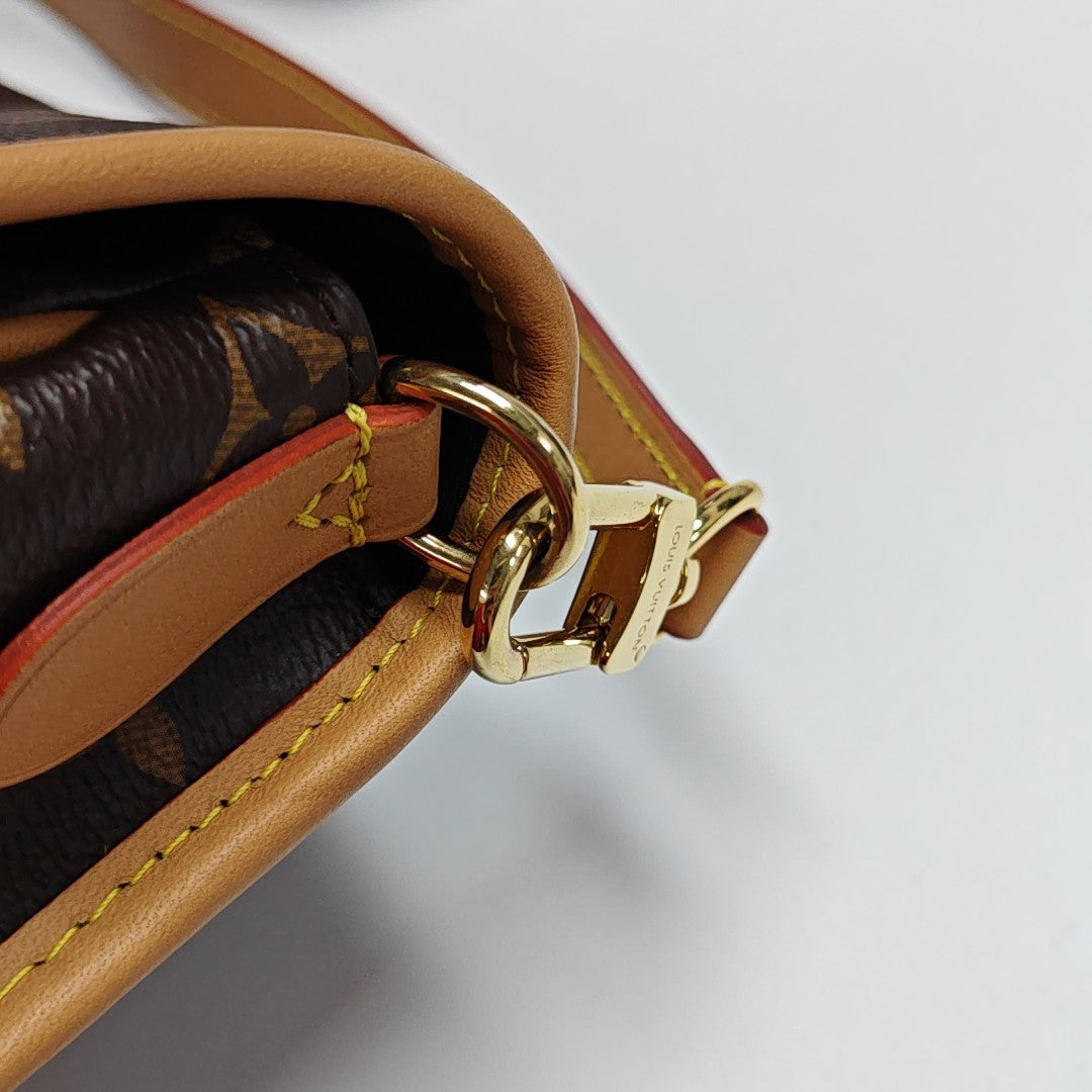 DIANE Monogram Coated Canvas Brown