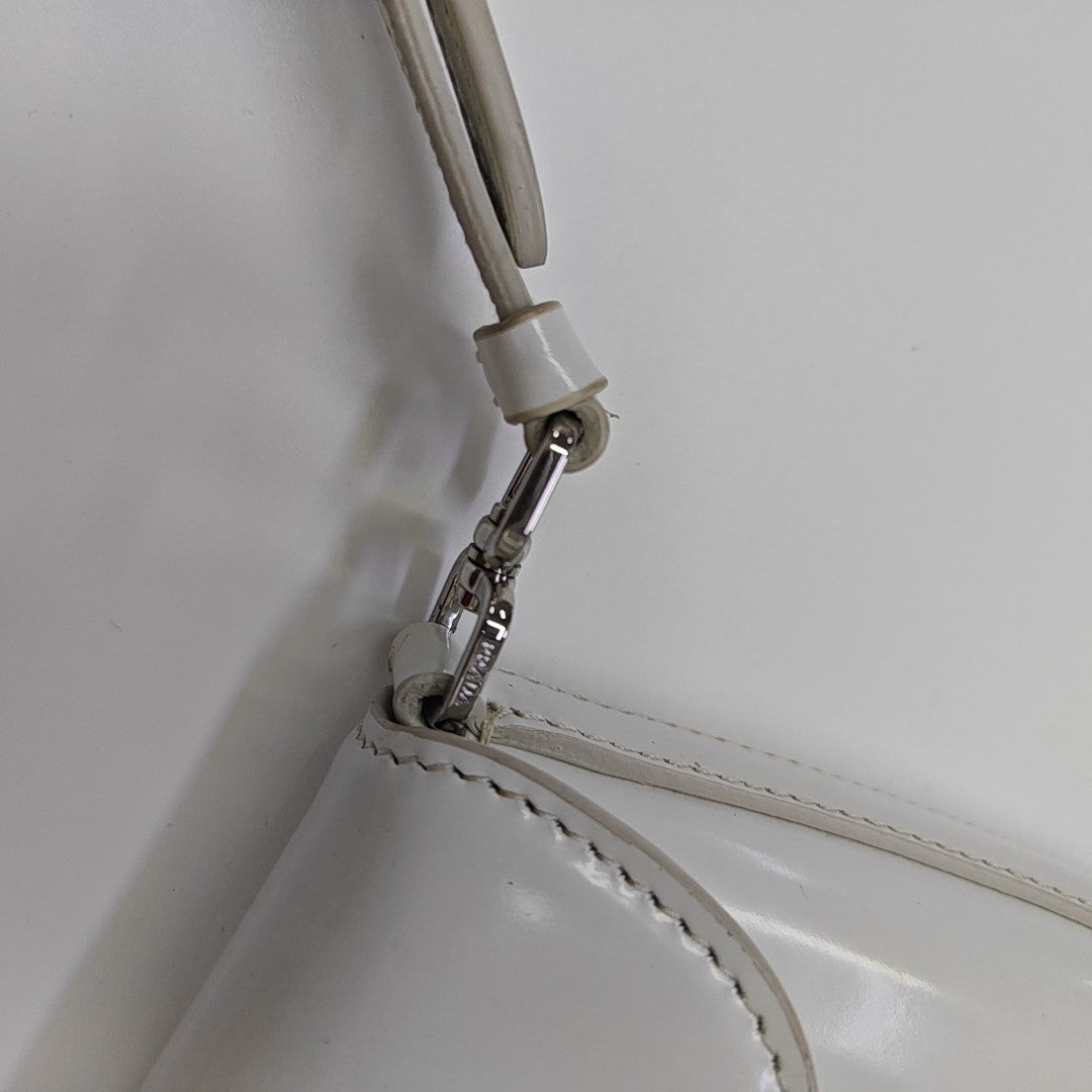 Cleo Mini Calfskin White