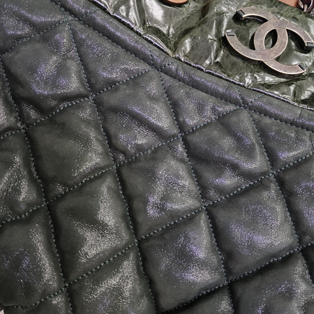 THE MIX Quilted Calfskin Green