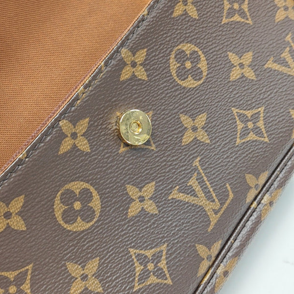 IVY Monogram Coated Canvas Brown