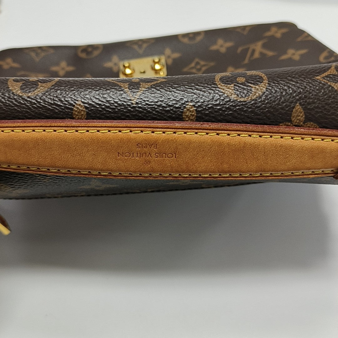 MÉTIS MM Monogram Coated Canvas Brown