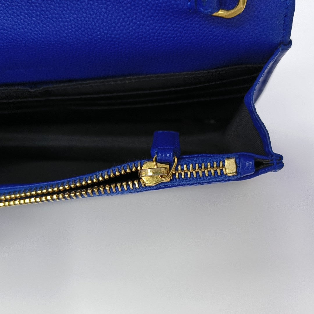 MONOGRAM WOC Chevron Calfskin Blue