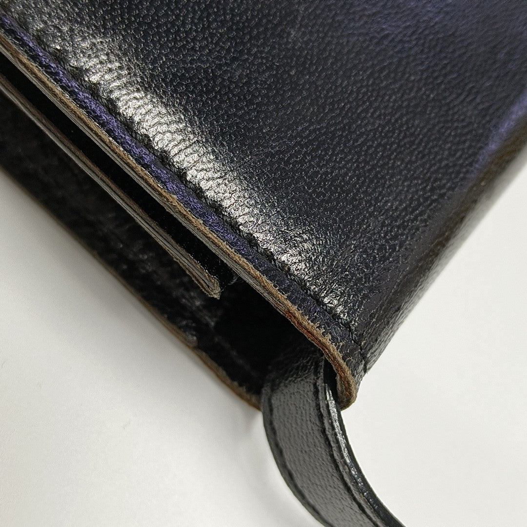 Lambskin Shoulder Bag Black