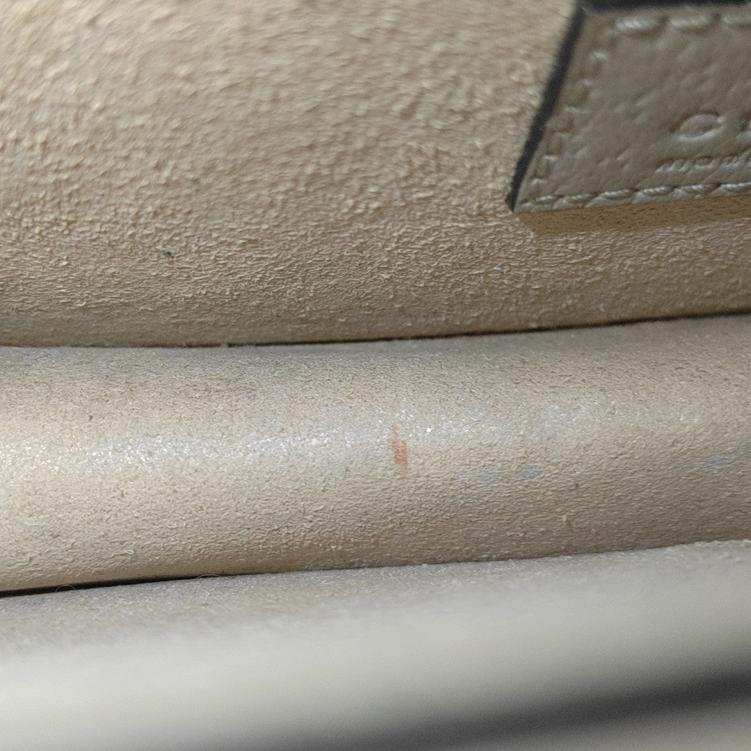 Dionysus Super Mini Monogram Coated Canvas Beige