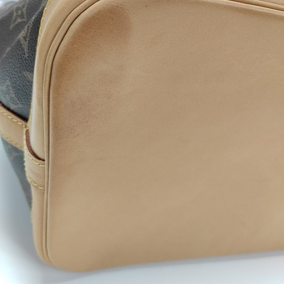 NOÉ MM Monogram Coated Canvas Brown