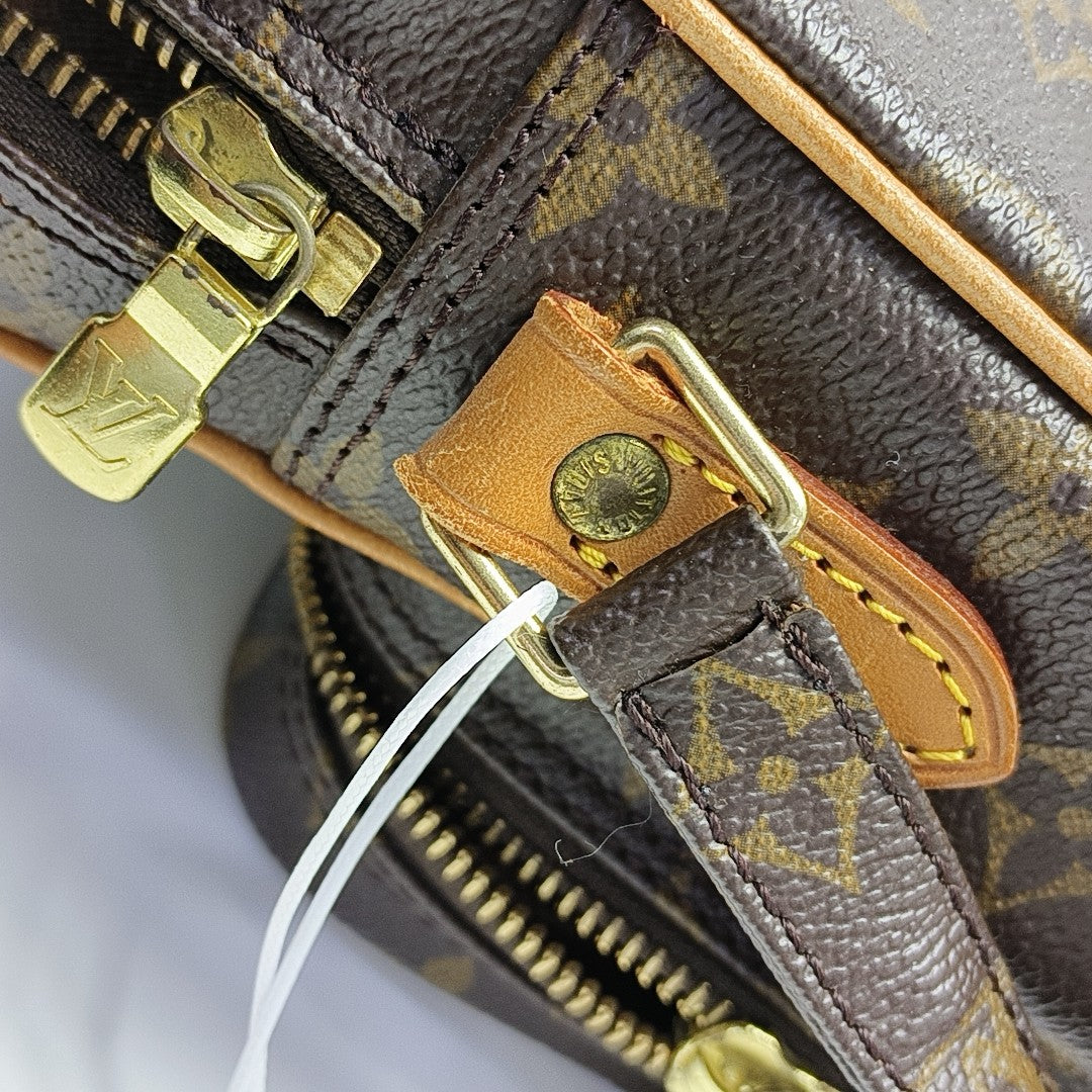 DANUBE Monogram Coated Canvas Brown