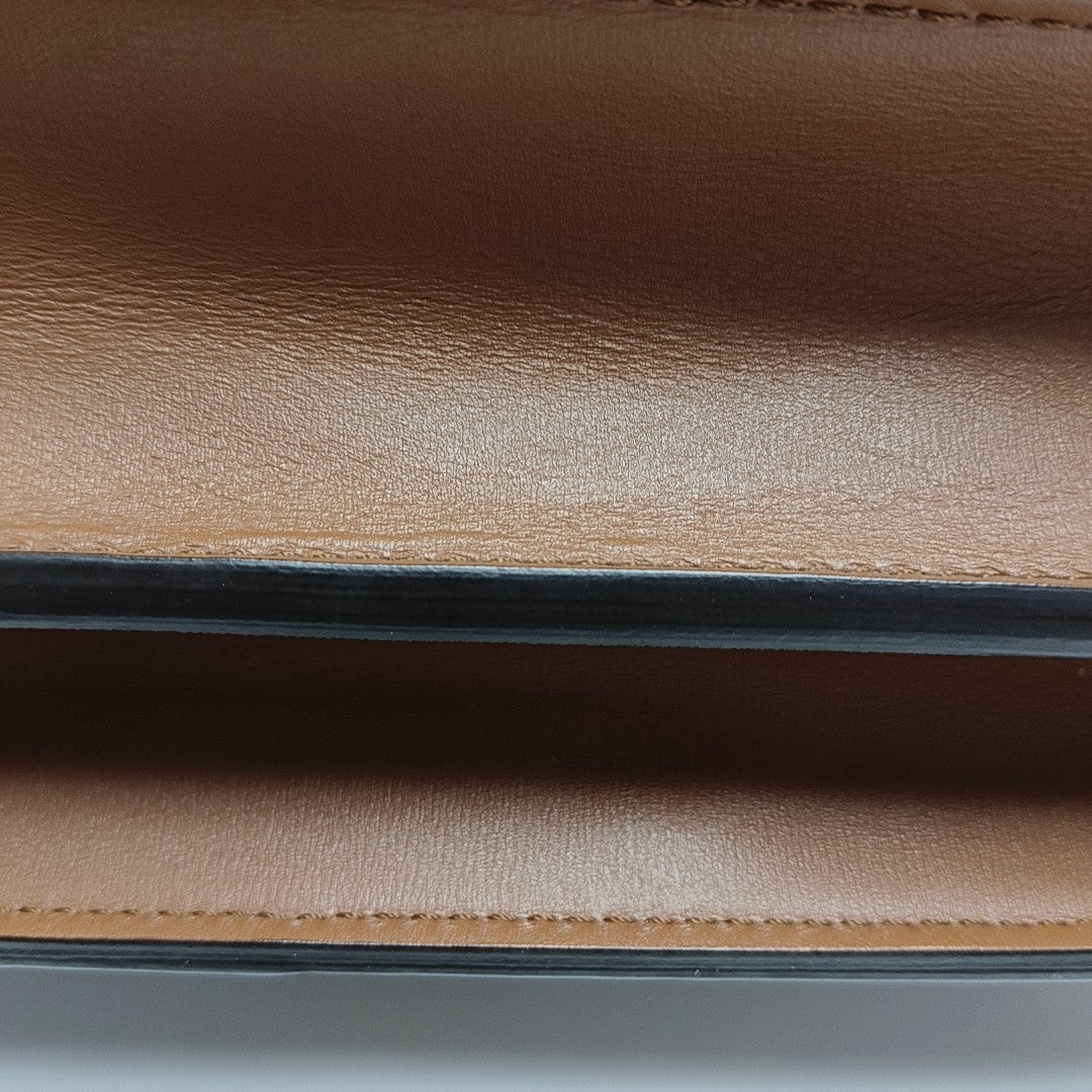 DAUPHINE MM Monogram Coated Canvas Brown