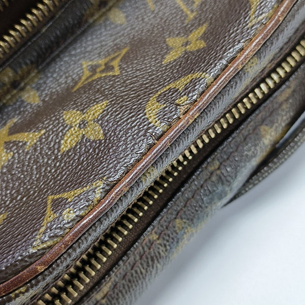 AMAZON Monogram Coated Canvas Brown