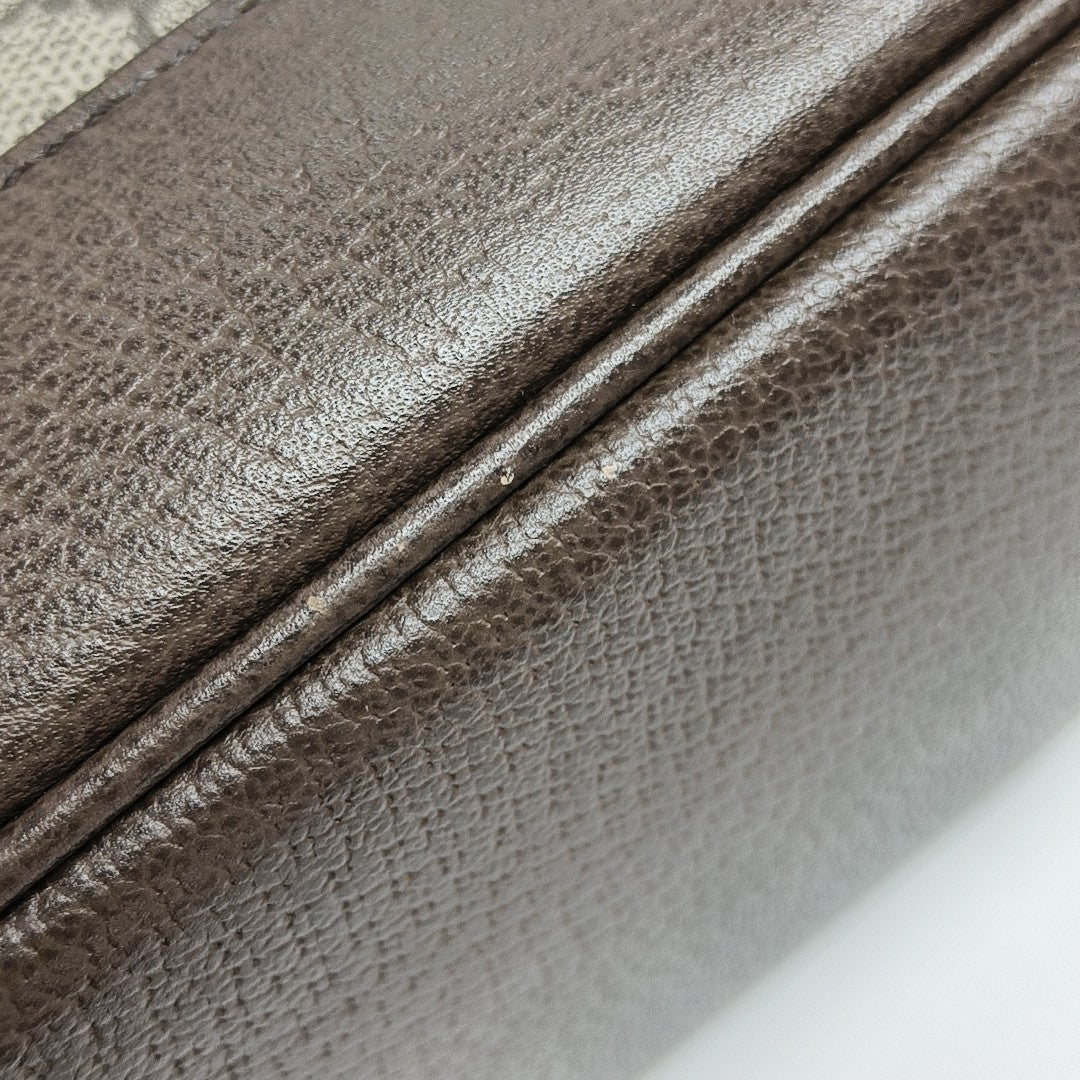 Monogram Coated Canvas Top Handle Bag Beige
