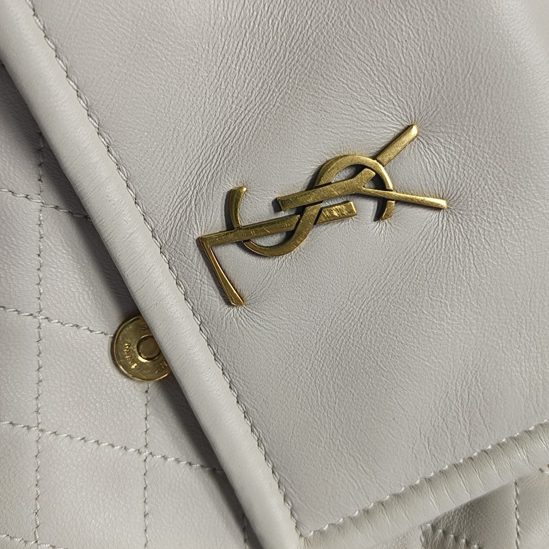 NOLITA Mini Quilted Lambskin White