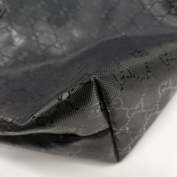 GG Imprime Large Monogram Coated Canvas Black