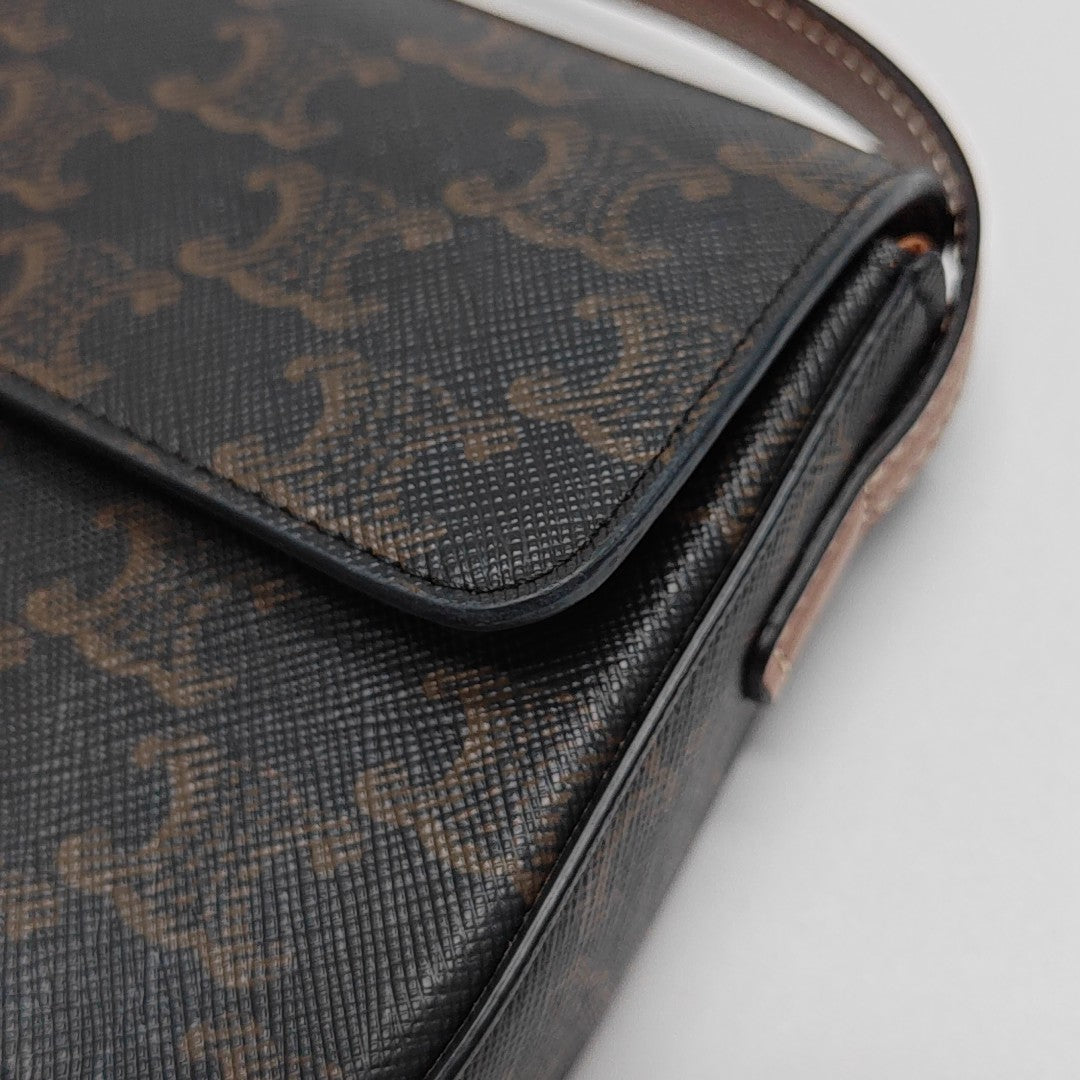 TRIOMPHE Teen Coated Canvas Black