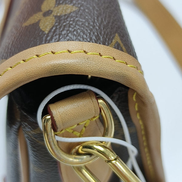 DIANE Monogram Coated Canvas Brown
