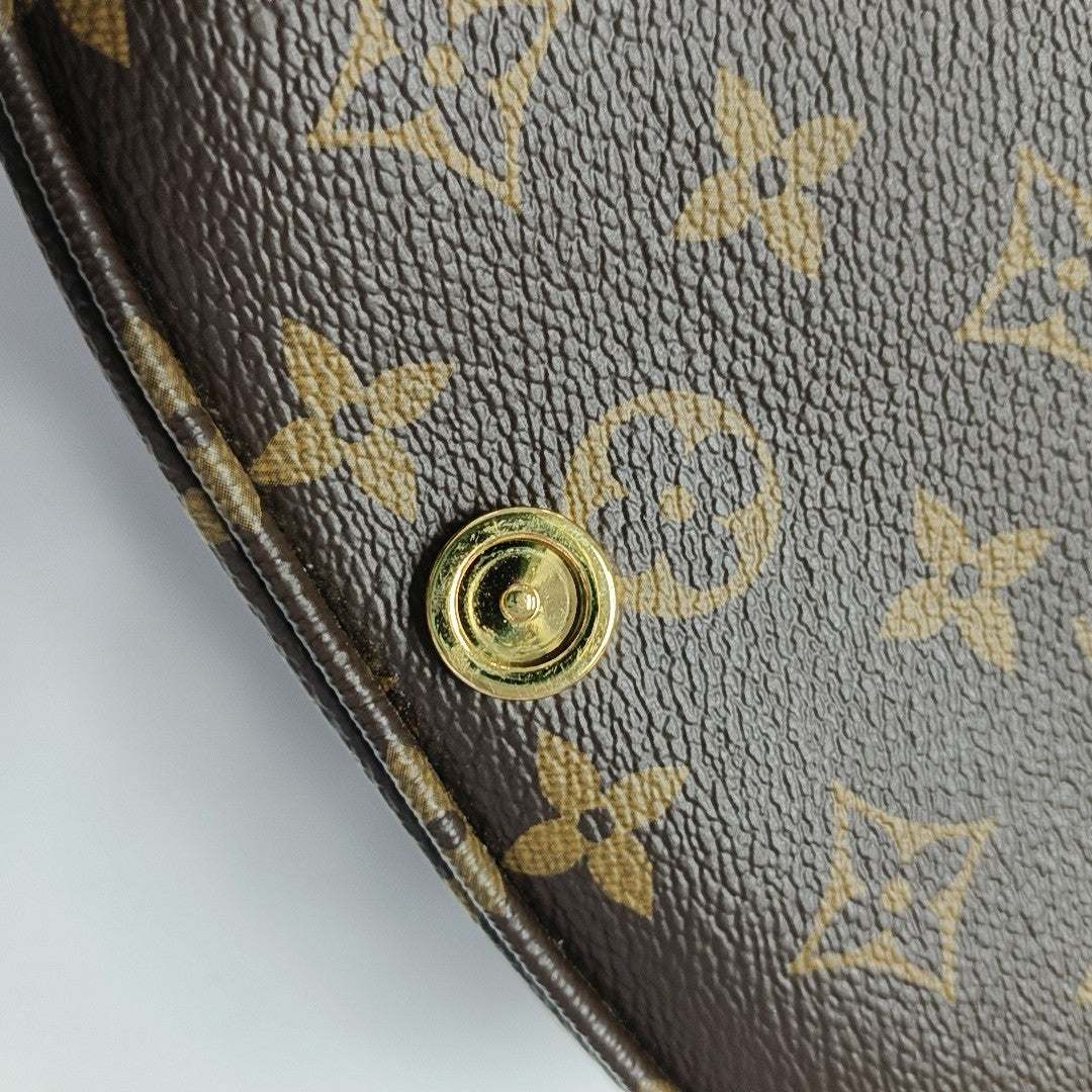 SAUMUR BB Monogram Coated Canvas Brown