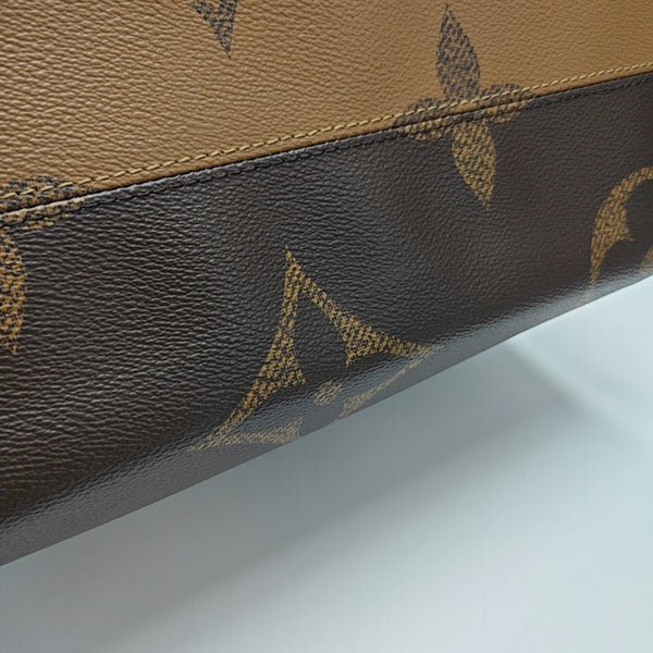 ONTHEGO MM Monogram Coated Canvas Brown